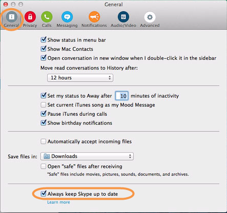 change picture skype for business mac